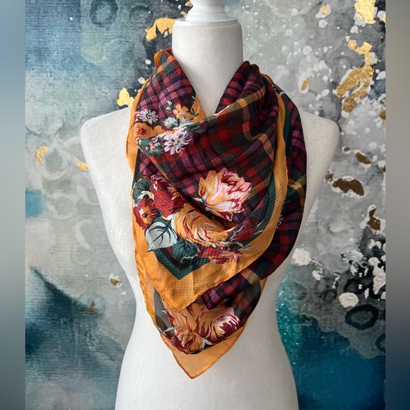 Accessories - Fall Florals Scarf